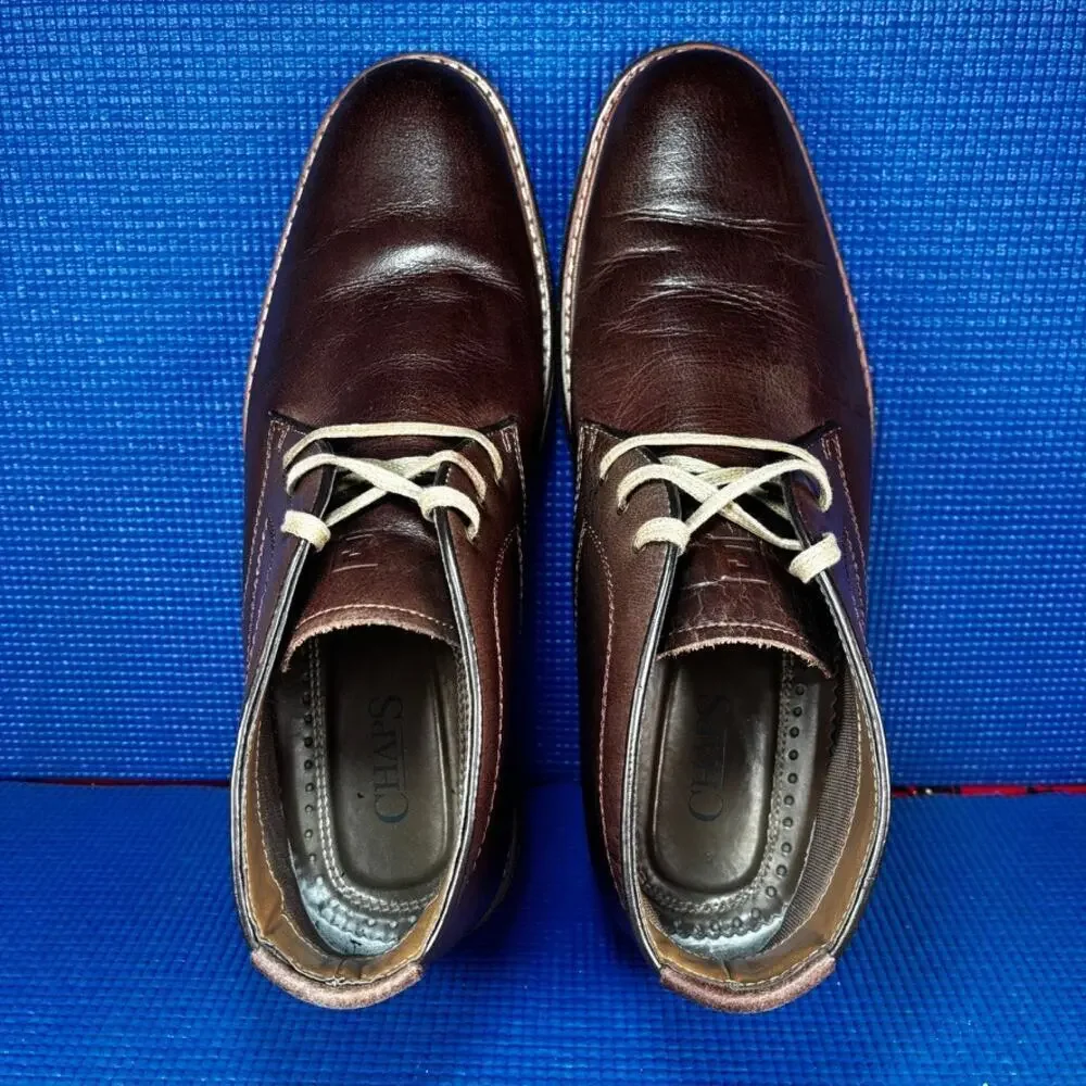 🔴 Chaps Parson Chukka Boots Men`s Size 10M Brown Casual Shoes 96-36017